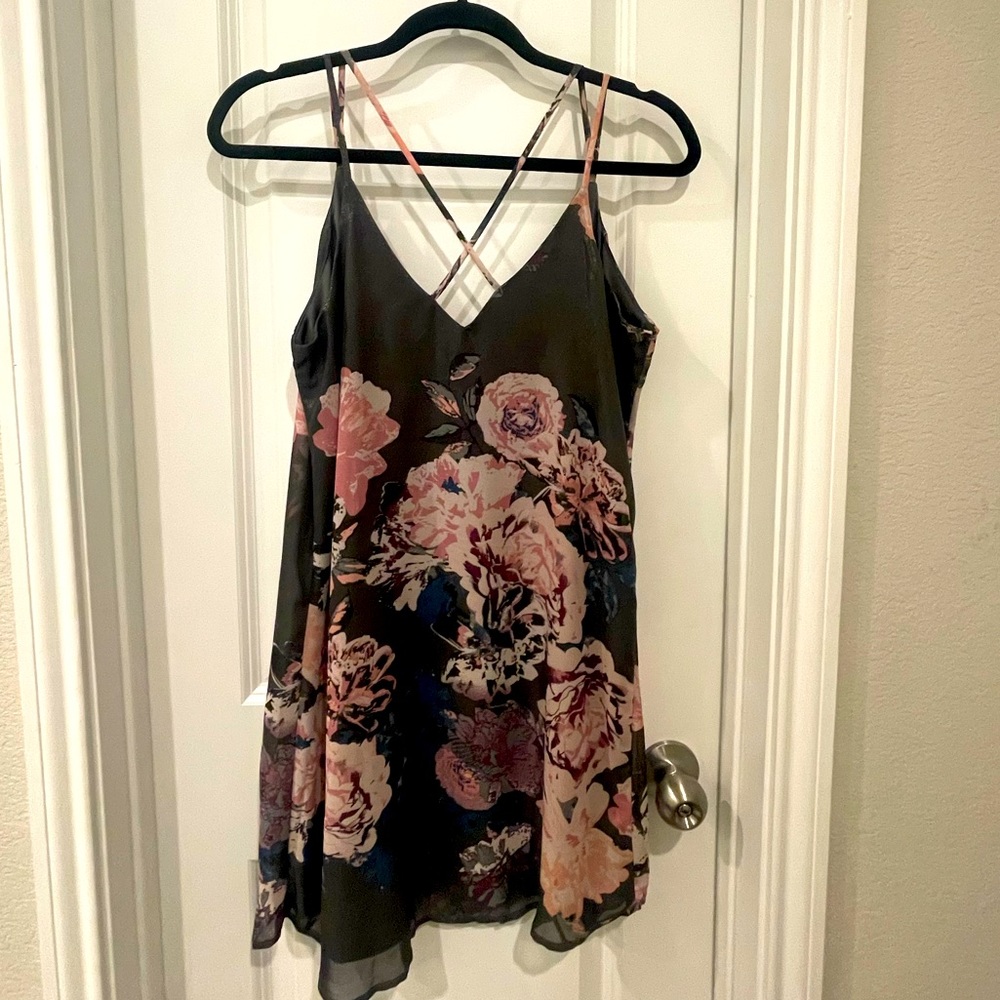 NWT Xhilaration grey slip dress